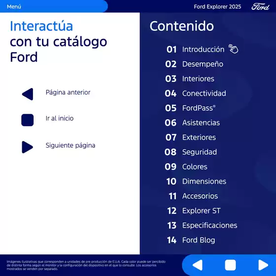 Catalogo Ford Explorer