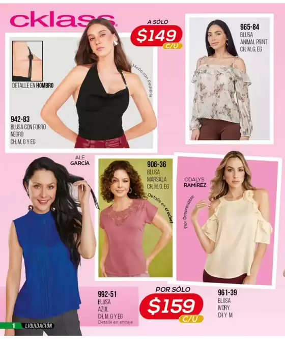 Catálogo Cklass Liquidación Ropa 2025 México