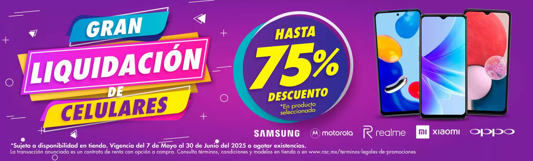 Hasta 75% descuento