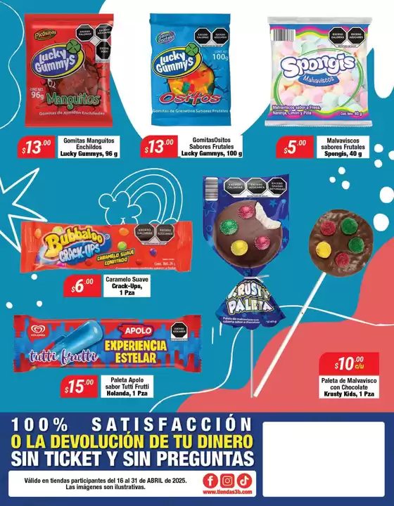 Volante general Tiendas 3B