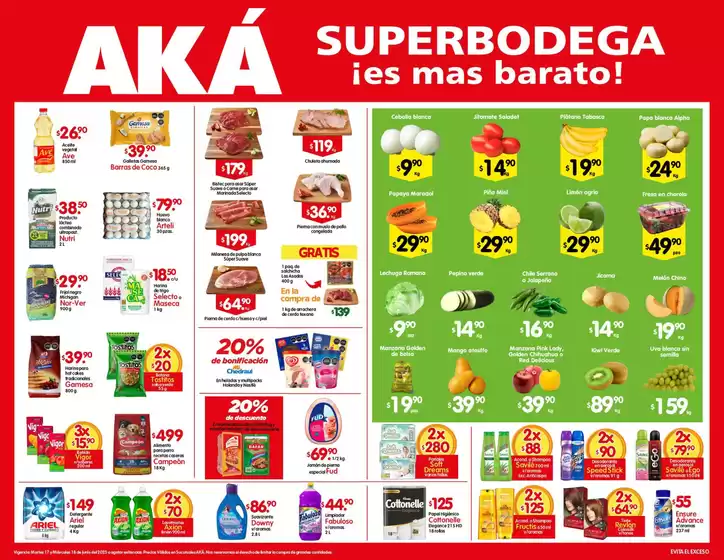 Ofertas AKÁ Superbodega