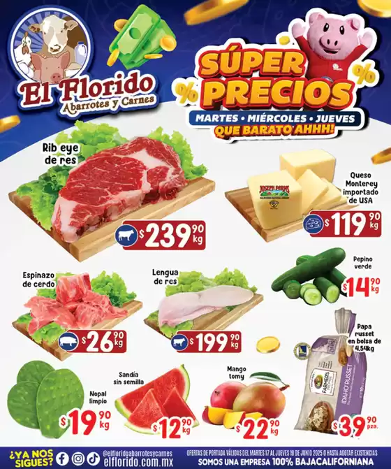 Catálogo El Florido en Tecate | Ofertas El Florido | 2025-06-17T00:00:00.000Z - 2025-06-19T00:00:00.000Z