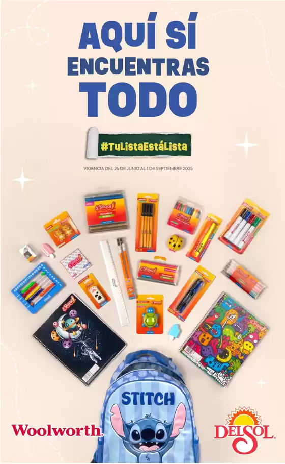 Catálogo Del Sol en Azcapotzalco | Toda Tu Lista Está Lista - Back To School 2025 | 2025-06-26T00:00:00.000Z - 2025-09-01T00:00:00.000Z