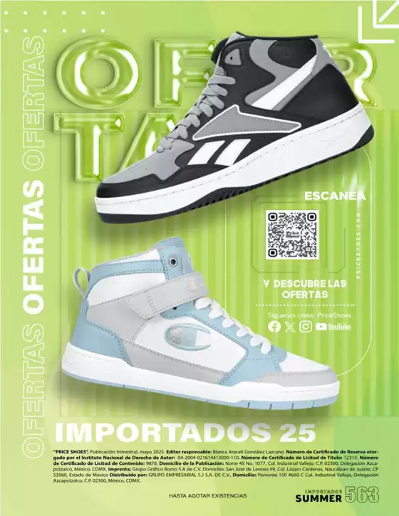 Catálogo Price Shoes en Zapopan | OFERTAS SUMMER | DIG | 2025 | 2E | 2025-05-01T00:00:00.000Z - 2025-07-31T00:00:00.000Z