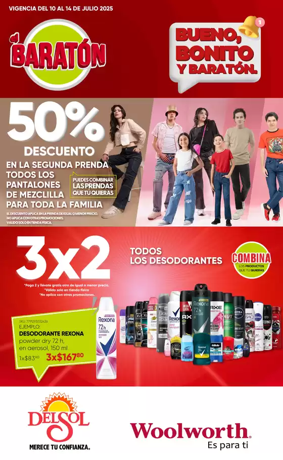Catálogo Del Sol en Cárdenas (Tabasco) | Bueno, Bonito y Baratón - Baratón 4 2025 | 2025-07-10T00:00:00.000Z - 2025-07-14T00:00:00.000Z