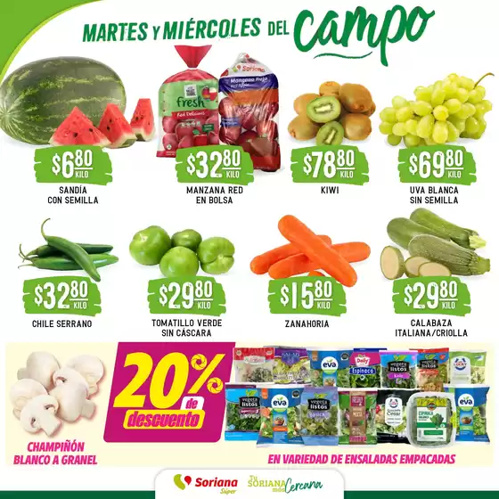 Martes y Miércoles del Campo Súper: Saltillo