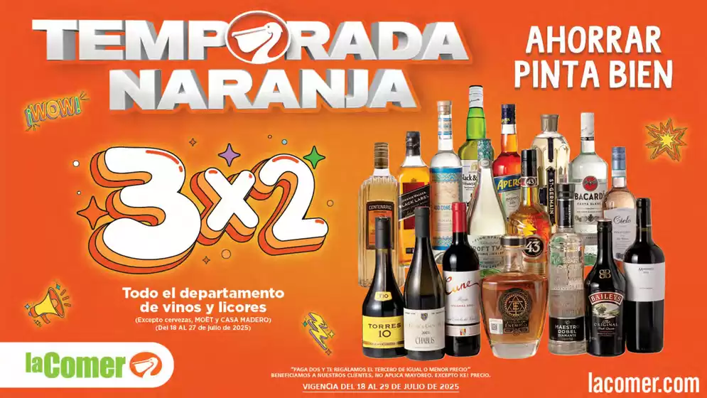 Catálogo La Comer en Rodolfo Sánchez Taboada (Maneadero) | Temporada Naranja | 2025-07-18T00:00:00.000Z - 2025-07-29T00:00:00.000Z