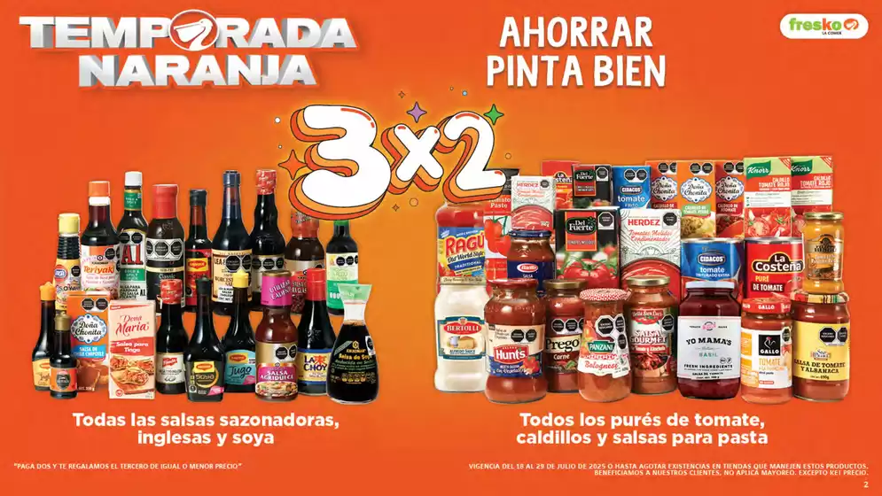 Temporada Naranja en Fresko