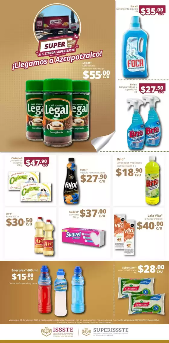 Catálogo SuperISSSTE en Texcoco de Mora | Ofertas y promociones actuales | 2025-07-22T00:00:00.000Z - 2025-07-22T00:00:00.000Z