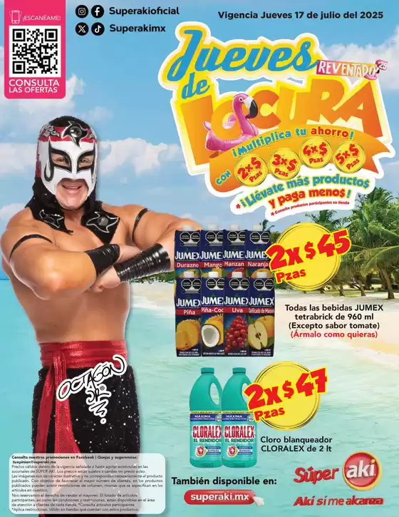 Catálogo Aki Gran Mayoreo en Tepatitlán de Morelos | Jueves de locura | 2025-07-17T00:00:00.000Z - 2025-07-17T00:00:00.000Z