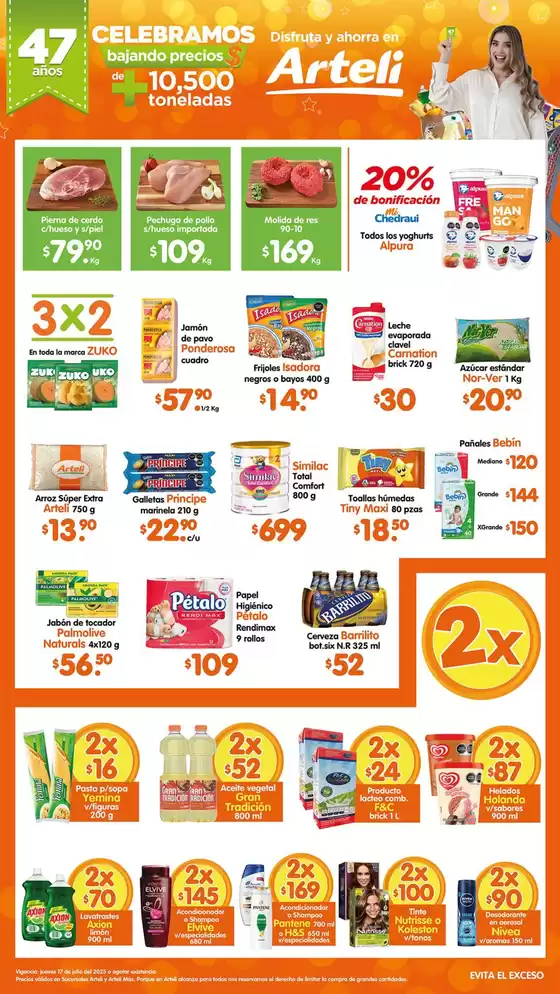 Catálogo Arteli en Matehuala | Excelente oferta para todos los clientes | 2025-07-17T00:00:00.000Z - 2025-07-17T00:00:00.000Z