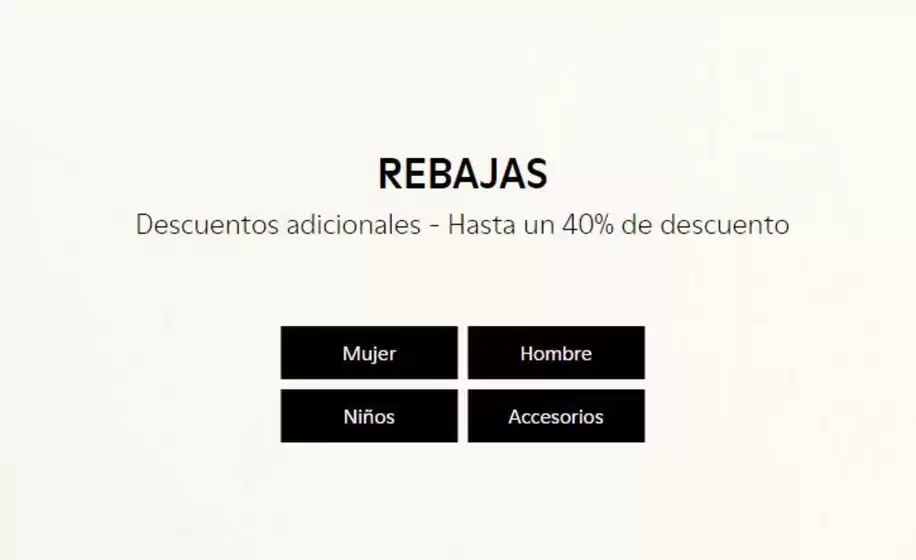 Hasta 40% de descuento