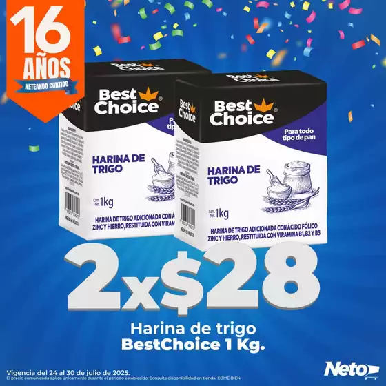 Catálogo Tiendas Neto en Tlalnepantla | Ofertas especiales atractivas para todos | 2025-07-24T00:00:00.000Z - 2025-07-30T00:00:00.000Z