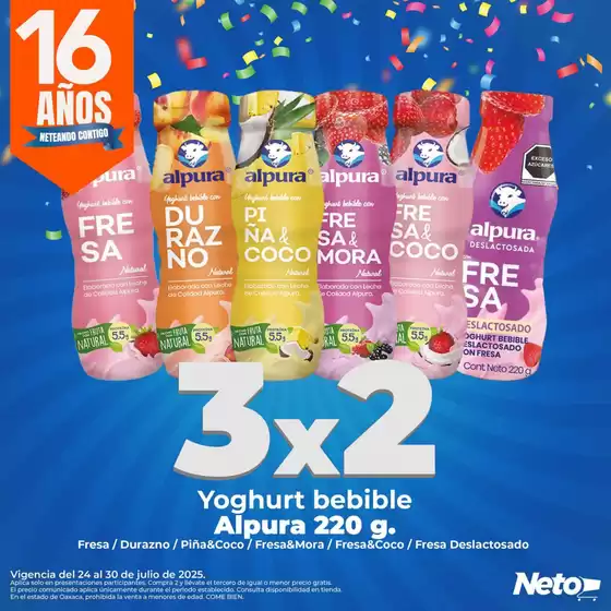 Catálogo Tiendas Neto en Tlalnepantla | Excelente oferta para todos los clientes | 2025-07-24T00:00:00.000Z - 2025-07-30T00:00:00.000Z