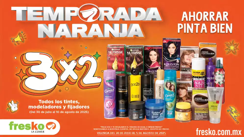 Catálogo Fresko en Mérida | Temporada Naranja en Fresko | 2025-07-30T00:00:00.000Z - 2025-08-05T00:00:00.000Z