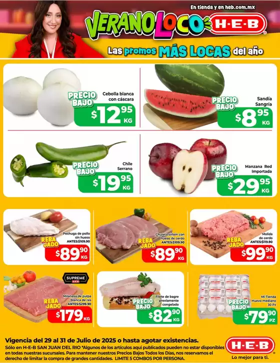Catálogo HEB en Torreón | Ofertas y promociones actuales | 2025-07-29T00:00:00.000Z - 2025-07-31T00:00:00.000Z