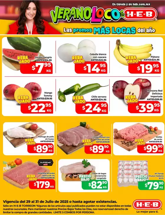 Catálogo HEB en Torreón | Ofertas para cazadores de gangas | 2025-07-29T00:00:00.000Z - 2025-07-31T00:00:00.000Z