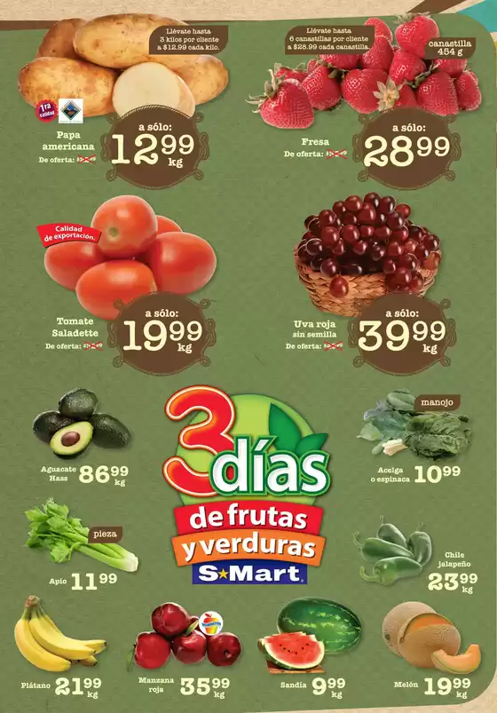 Catálogo S-Mart en Mexicali | Catálogo S-Mart | 2025-07-29T00:00:00.000Z - 2025-07-31T00:00:00.000Z