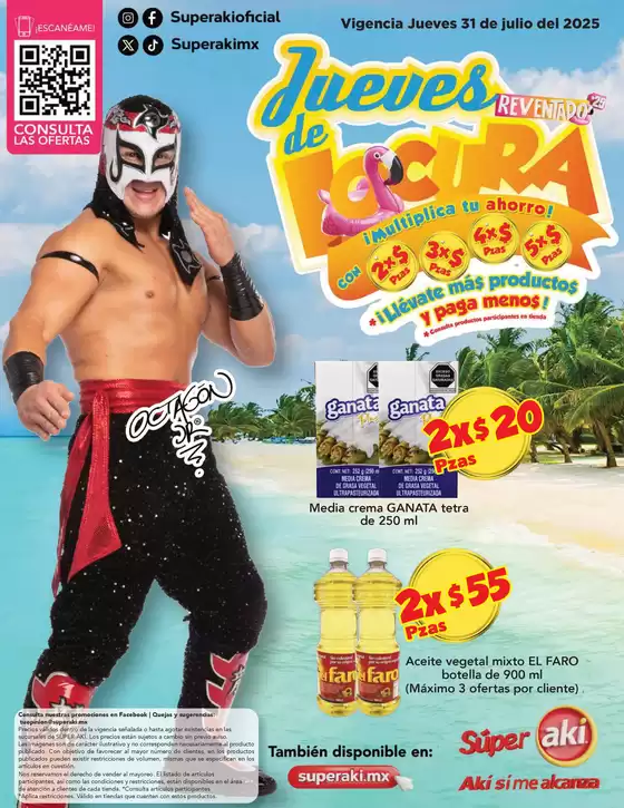Catálogo Aki Gran Mayoreo en Paso del Macho | Jueves de locura | 2025-07-31T00:00:00.000Z - 2025-07-31T00:00:00.000Z