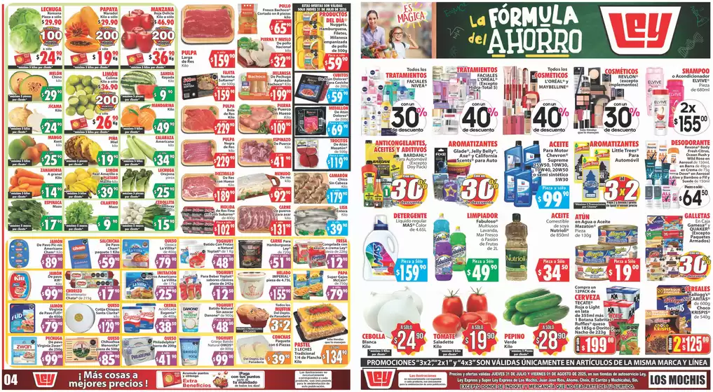 Catálogo Casa Ley en San Juan Bautista Tuxtepec | Gangas exclusivas | 2025-07-31T00:00:00.000Z - 2025-08-01T00:00:00.000Z