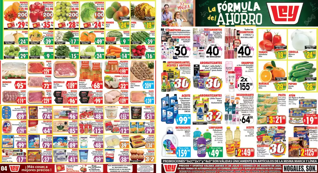 Catálogo Casa Ley en San Juan Bautista Tuxtepec | Ofertas y promociones actuales | 2025-07-31T00:00:00.000Z - 2025-08-01T00:00:00.000Z