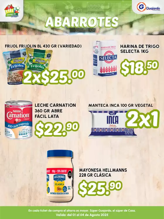 Catálogo Guajardo en Boca del Río | Gangas exclusivas | 2025-08-01T00:00:00.000Z - 2025-08-04T00:00:00.000Z