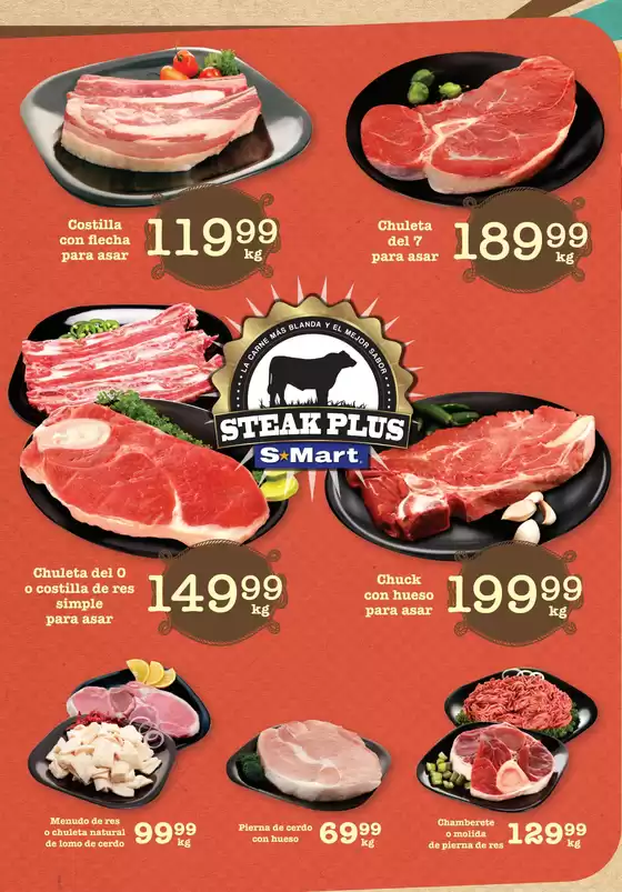 Catálogo S-Mart en Heróica Guaymas | Ofertas principales y descuentos | 2025-08-01T00:00:00.000Z - 2025-08-04T00:00:00.000Z