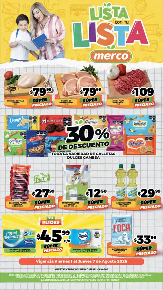 Catálogo Merco en Valle de Chalco Solidaridad | Folleto semanal del 1 al 7 Agosto Israel Cavazos | 2025-08-01T00:00:00.000Z - 2025-08-07T00:00:00.000Z