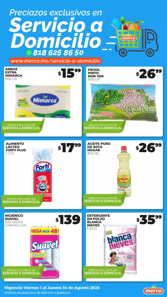Catálogo Merco en Guadalupe (Nuevo León) | Servicio a domicilio del 1 al 14 Agosto | 2025-08-01T00:00:00.000Z - 2025-08-14T00:00:00.000Z