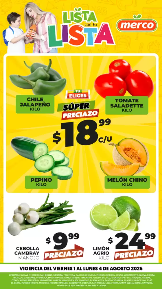Catálogo Merco en Guadalupe (Nuevo León) | Frutas y verduras del 1 al 4 de Agosto | 2025-08-01T00:00:00.000Z - 2025-08-04T00:00:00.000Z