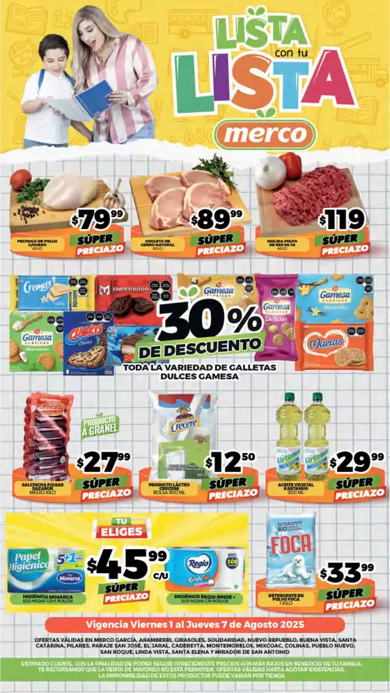 Catálogo Merco en Guadalupe (Nuevo León) | Folleto semanal del 1 al 7 Agosto NL | 2025-08-01T00:00:00.000Z - 2025-08-07T00:00:00.000Z