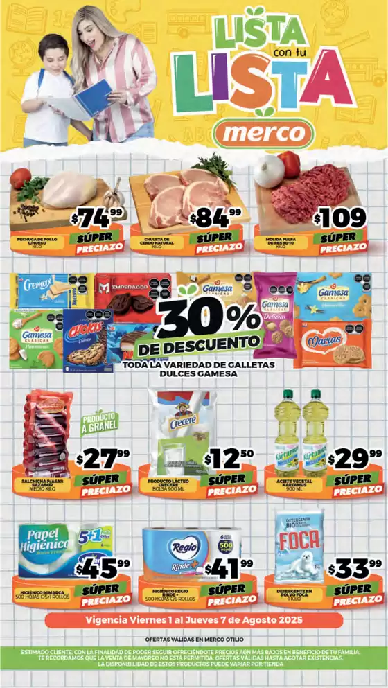 Catálogo Merco en Veracruz | Folleto semanal del 1 al 7 Agosto OTILIO | 2025-08-01T00:00:00.000Z - 2025-08-07T00:00:00.000Z