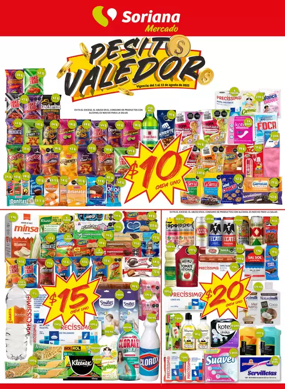 Catálogo Soriana Mercado en Ixtapaluca | Pesito Valedor Mercado Nacional | 2025-08-01T00:00:00.000Z - 2025-08-13T00:00:00.000Z