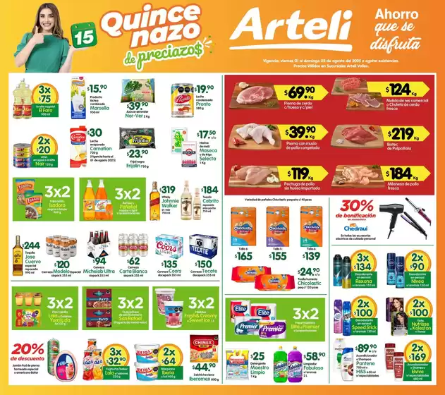 Catálogo Arteli en Túxpam de Rodríguez Cano | Nuestras mejores gangas | 2025-08-01T00:00:00.000Z - 2025-08-03T00:00:00.000Z