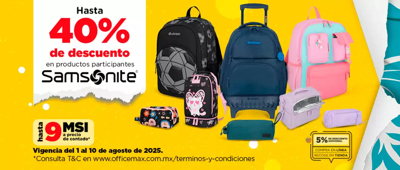 Catálogo OfficeMax en Ciudad Victoria | Nuestras mejores gangas | 2025-08-01T00:00:00.000Z - 2025-08-10T00:00:00.000Z