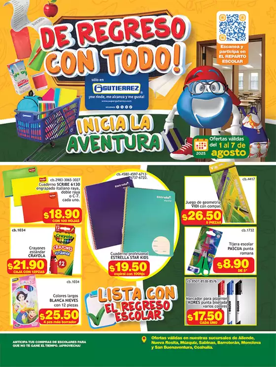 Catálogo Super Gutierrez en Heróica Ciudad de Juchitán de Zaragoza | Nuestras mejores gangas | 2025-08-01T00:00:00.000Z - 2025-08-07T00:00:00.000Z