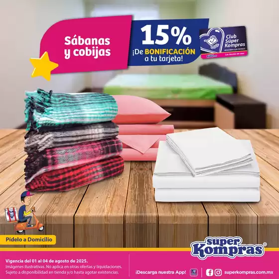 Catálogo Super kompras en Heróica Ciudad de Juchitán de Zaragoza | Gangas exclusivas | 2025-08-01T00:00:00.000Z - 2025-08-04T00:00:00.000Z