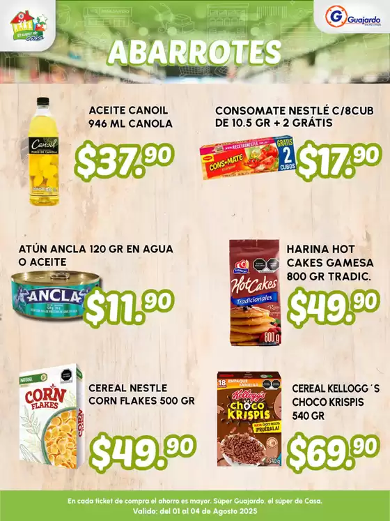 Catálogo Guajardo en Heróica Ciudad de Juchitán de Zaragoza | Nuevas ofertas para descubrir | 2025-08-01T00:00:00.000Z - 2025-08-04T00:00:00.000Z