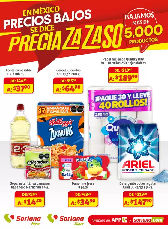 Preciazazaso Súper Ags, Col, Gto, Jal, Mich.