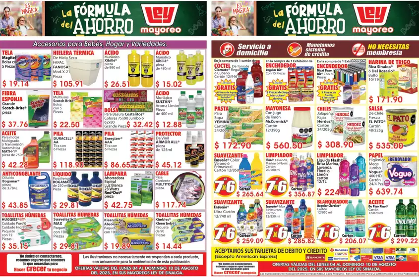 Catálogo Casa Ley en San Patricio (Melaque) | Gangas exclusivas | 2025-08-04T00:00:00.000Z - 2025-08-10T00:00:00.000Z
