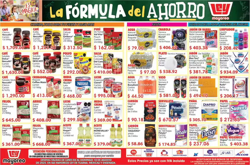 Grandes descuentos en productos seleccionados