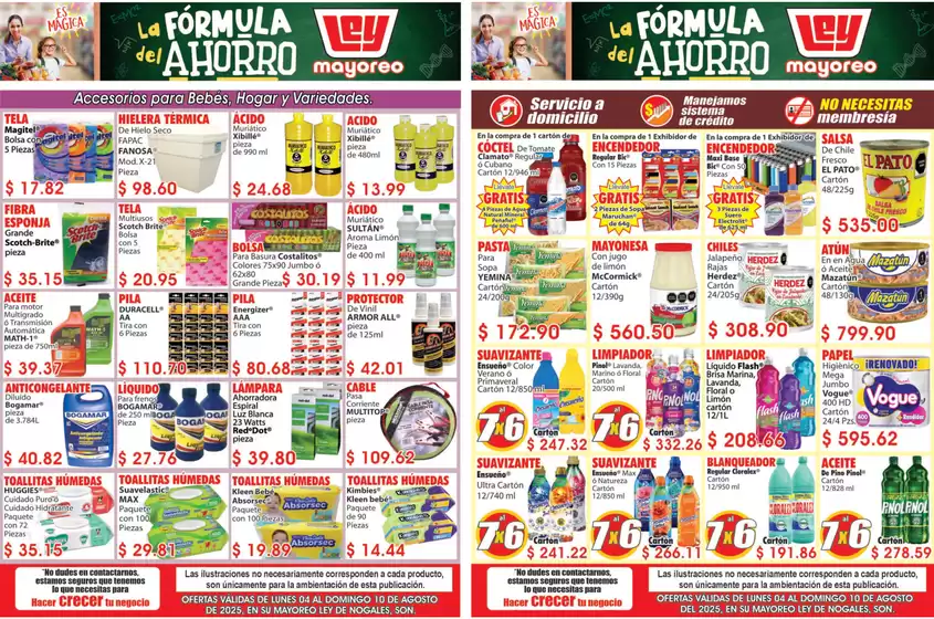 Catálogo Casa Ley en Cócorit | Gangas y ofertas actuales | 2025-08-04T00:00:00.000Z - 2025-08-10T00:00:00.000Z