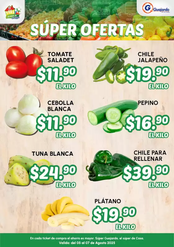 Catálogo Guajardo en Tepalcingo | Gangas exclusivas | 2025-08-05T00:00:00.000Z - 2025-08-07T00:00:00.000Z