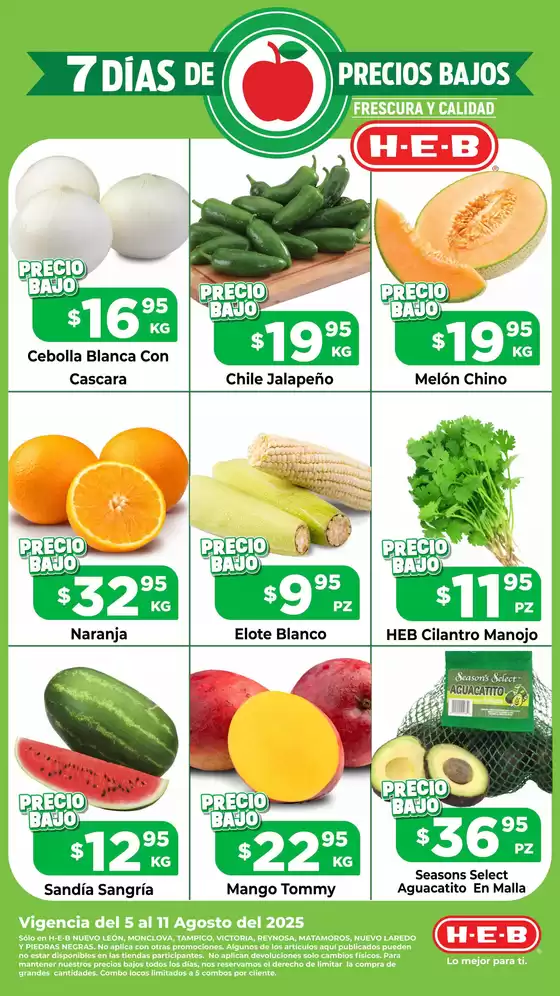 Catálogo HEB en Ciudad Apodaca | Gangas exclusivas | 2025-08-05T00:00:00.000Z - 2025-08-11T00:00:00.000Z
