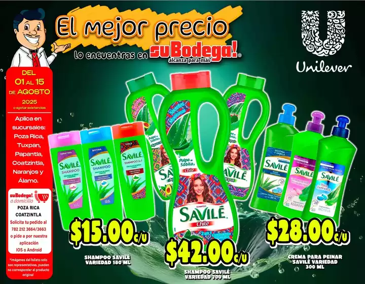 Catálogo SuBodega en Tamuín | Descuentos y promociones | 2025-08-01T00:00:00.000Z - 2025-08-15T00:00:00.000Z