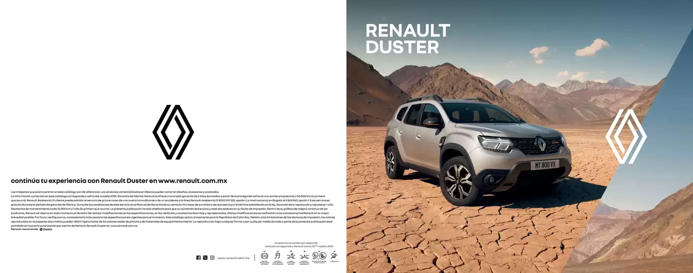 Catálogo Renault en Chilpancingo de los Bravo | Catalogo Duster 2025 | 2025-08-05T00:00:00.000Z - 2025-12-31T00:00:00.000Z