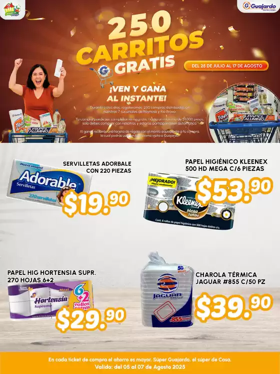 Catálogo Guajardo en Encarnación de Díaz | Ofertas y gangas exclusivas | 2025-08-05T00:00:00.000Z - 2025-08-07T00:00:00.000Z