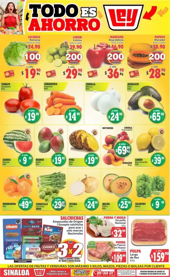Catálogo Casa Ley en Escuinapa de Hidalgo | Excelente oferta para cazadores de gangas | 2025-08-07T00:00:00.000Z - 2025-08-08T00:00:00.000Z