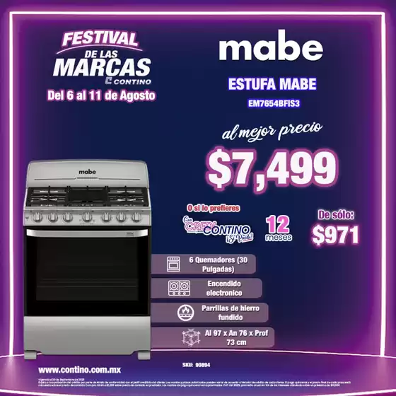 Catálogo Contino en Ascensión | Gangas y ofertas actuales | 2025-08-06T00:00:00.000Z - 2025-09-30T00:00:00.000Z
