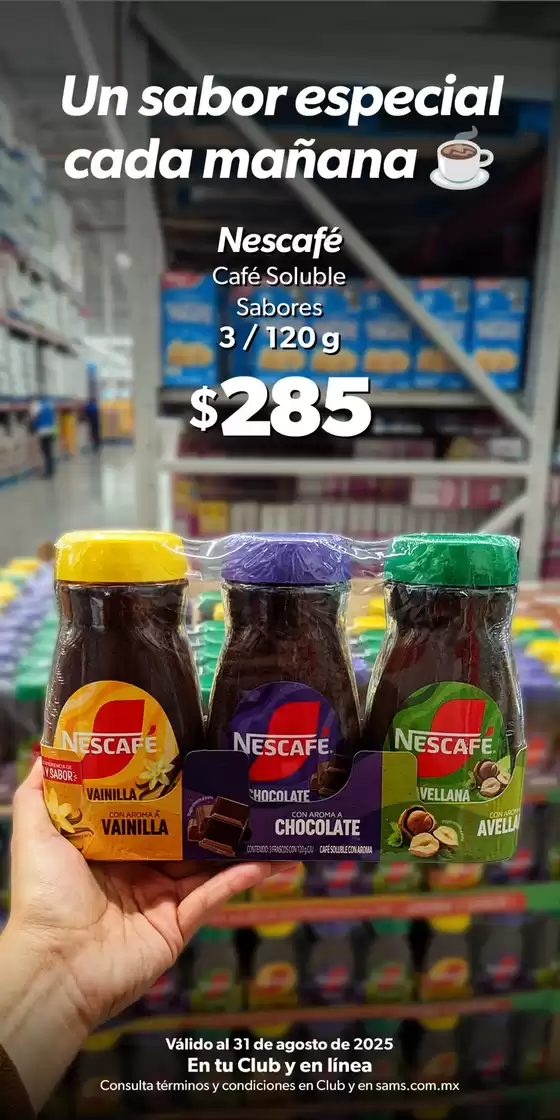Catálogo Sam's Club en María Lombardo de Caso | Descuentos y promociones | 2025-08-08T00:00:00.000Z - 2025-08-31T00:00:00.000Z